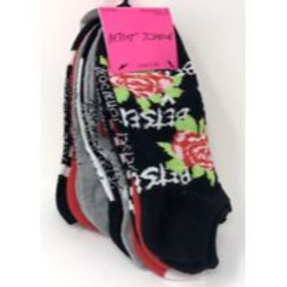 Betsey Johnson Fancy Ladies  Low Cut Socks Stylish Colorful - Picture 12 of 12